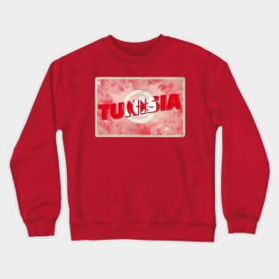 Tunisia vintage style retro souvenir Crewneck Sweatshirt